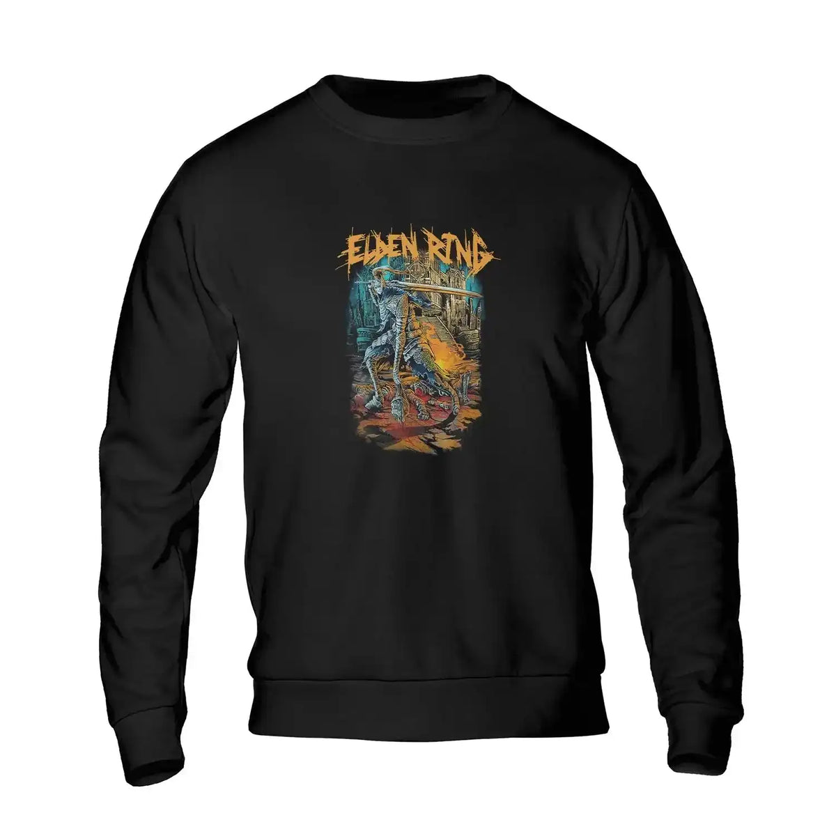 Elden Ring Heavy Metal Game Graphic T-Shirt - Merch Collect