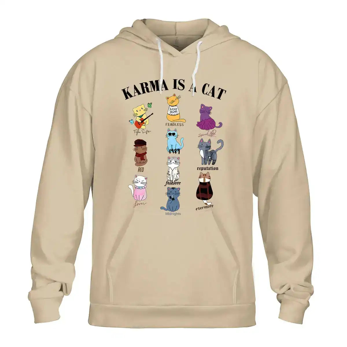 Karma Is A Cat Taylor Swift Inspired Album Sweatshirt - Merch Collect