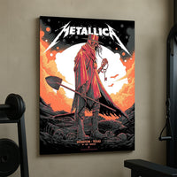 Metallica M72 Houston 2025 Pop-Up Artwork Poster & Canvas - Merch Collect