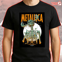 Metallica M72 2025 Until It Sleeps Load Skeleton Graphic T-Shirt - Merch Collect
