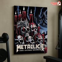 Metallica Santa Clara 2025 Art by Brandon Heart, Levi’s Stadium Poster & Canvas - Merch Collect