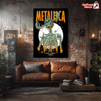 Metallica M72 Houston 2025 Setlist Until It Sleeps Load Skeleton Poster & Canvas - Merch Collect
