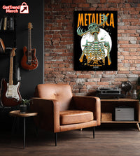 Metallica M72 Houston 2025 Setlist Until It Sleeps Load Skeleton Poster & Canvas - Merch Collect