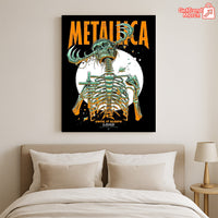 Metallica M72 Houston 2025 Setlist Until It Sleeps Load Skeleton Poster & Canvas - Merch Collect