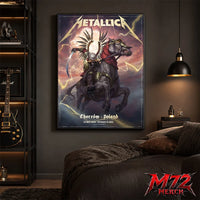 Metallica M72 World Tour May 19 2026 Chorzów Poland Stadion Śląski Horseman Skull poster canvas wall art