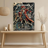 Metallica M72 Tampa 2025 Setlist Pirate Skeleton Poster & Canvas - Merch Collect