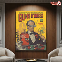 Guns N' Roses Luxembourg July 28 2025 Poster & Canvas - Merch Collect