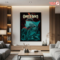 Guns N' Roses Munich 2025 Concert Poster & Canvas - Merch Collect
