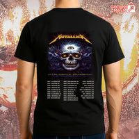Metallica M72 Charlotte 2025 Third Eye Skull Setlist Graphic T-Shirt - Merch Collect