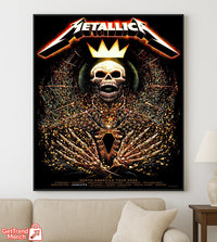 Metallica M72 Charlotte 2025 Setlist Poster & Canvas - Merch Collect