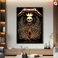 Metallica M72 Charlotte 2025 Setlist Poster & Canvas - Merch Collect