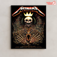 Metallica M72 Charlotte 2025 Setlist Poster & Canvas - Merch Collect