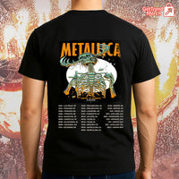 Metallica 2025 Until It Sleeps Skeleton Reaper Band Graphic T-Shirt - Merch Collect