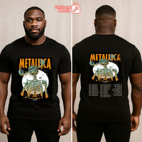 Metallica 2025 Until It Sleeps Skeleton Reaper Band Graphic T-Shirt - Merch Collect