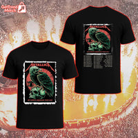 Metallica M72 Philadelphia 2025 Eagle Skull Pop-Up Shop Graphic T-Shirt - Merch Collect