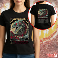 Metallica M72 Syracuse 2025 Thunder Sea Dragon & Skull by Rhys Cooper Graphic T-Shirt - Merch Collect