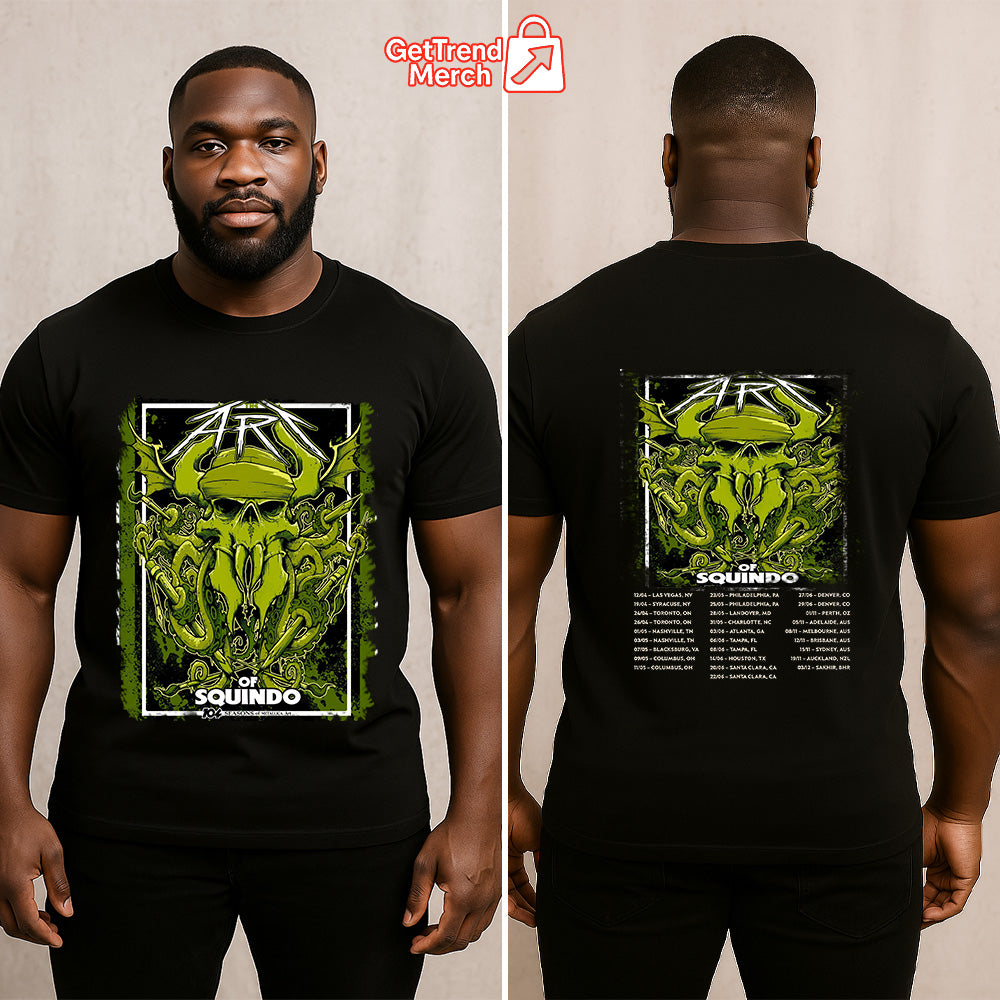 Metallica M72 2025 The Art of Squindo Graphic T-Shirt - Merch Collect