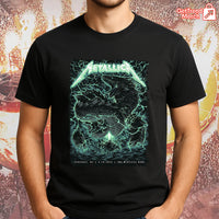 Metallica M72 Syracuse 2025 Dragonstorm Skull & Dragon Setlist Graphic T-Shirt - Merch Collect