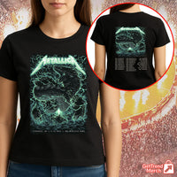 Metallica M72 Syracuse 2025 Dragonstorm Skull & Dragon Setlist Graphic T-Shirt - Merch Collect