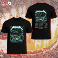 Metallica M72 Syracuse 2025 Dragonstorm Skull & Dragon Setlist Graphic T-Shirt - Merch Collect