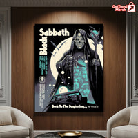 Metallica M72 Birmingham 2025 Back to the Beginning Skull-Demon Poster & Canvas - Merch Collect