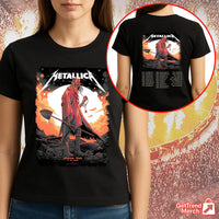 Metallica M72 Houston 2025 Death Reaper Key Art Graphic T-Shirt - Merch Collect
