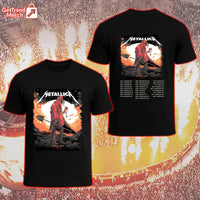 Metallica M72 Houston 2025 Death Reaper Key Art Graphic T-Shirt - Merch Collect