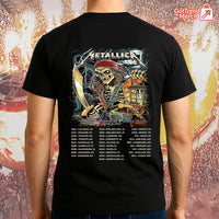 Metallica M72 Tampa 2025 Pirate Skeleton Setlist Graphic T-Shirt - Merch Collect