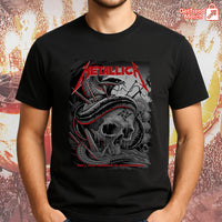 Metallica M72 Nashville 2025 Setlist Skull & Viper Graphic T-Shirt - Merch Collect