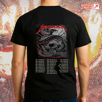 Metallica M72 Nashville 2025 Setlist Skull & Viper Graphic T-Shirt - Merch Collect