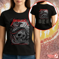 Metallica M72 Nashville 2025 Setlist Skull & Viper Graphic T-Shirt - Merch Collect