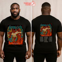 Metallica M72 Philadelphia 2025 Monster Bite Setlist Graphic T-Shirt - Merch Collect