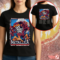 Metallica M72 Blacksburg 2025 Firebeast Skullchain "Hokie Reaper" Setlist Graphic T-Shirt - Merch Collect