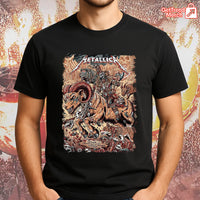 Metallica M72 Denver 2025 Warbeast & Skull Warriors Setlist Graphic T-Shirt - Merch Collect