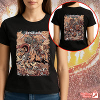 Metallica M72 Denver 2025 Warbeast & Skull Warriors Setlist Graphic T-Shirt - Merch Collect