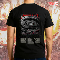 Metallica M72 Nashville 2025 Skull & Serpent Setlist Graphic T-Shirt - Merch Collect
