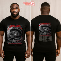 Metallica M72 Nashville 2025 Skull & Serpent Setlist Graphic T-Shirt - Merch Collect