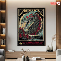 Metallica M72 2025 Rhys Cooper Artwork Poster & Canvas - Merch Collect