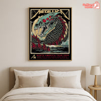 Metallica M72 2025 Rhys Cooper Artwork Poster & Canvas - Merch Collect