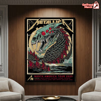 Metallica M72 2025 Rhys Cooper Artwork Poster & Canvas - Merch Collect