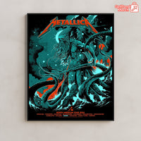 Metallica M72 Tampa 2025 Tonight In Tampa Setlist by Ken Taylor Poster & Canvas - Merch Collect