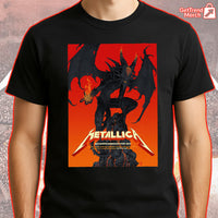 Metallica M72 Santa Clara 2025 Dragon Graphic T-Shirt - Merch Collect