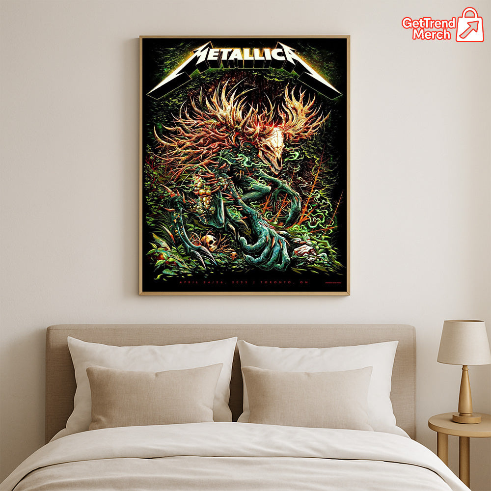 Metallica M72 Toronto April 24–26 2025 Poster & Canvas - Merch Collect