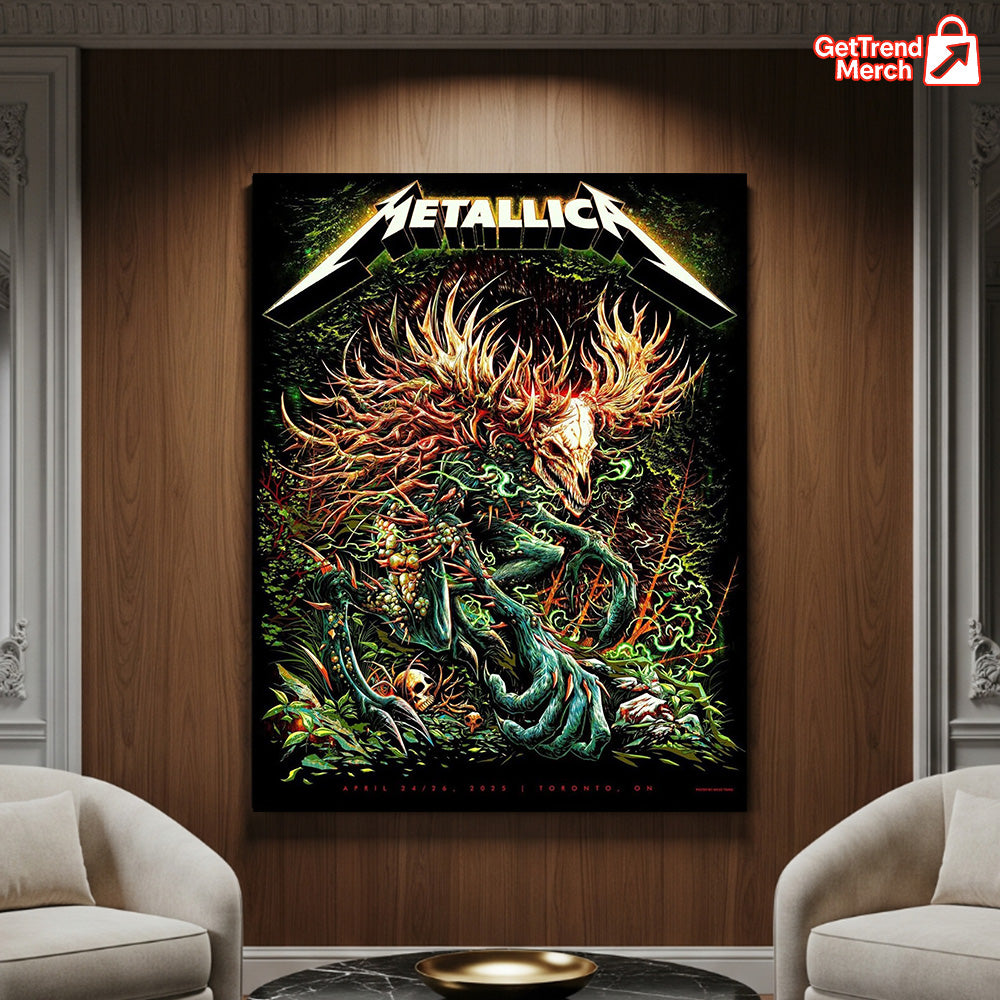 Metallica M72 Toronto April 24–26 2025 Poster & Canvas - Merch Collect