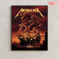 Metallica M72 Toronto April 26 2025 John Guydo Poster & Canvas - Merch Collect