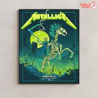 Metallica M72 Houston 2025 Tonight in Houston Poster & Canvas - Merch Collect