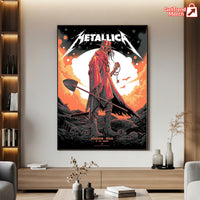 Metallica M72 Houston 2025 Tonight in Houston Poster by Matt Ryan Tobin - Merch Collect
