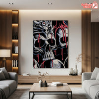 Metallica M72 Santa Clara 2025 Brandon Heart Skull Poster & Canvas - Merch Collect