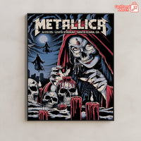 Metallica M72 Santa Clara 2025 Concert Setlist Poster & Canvas - Merch Collect