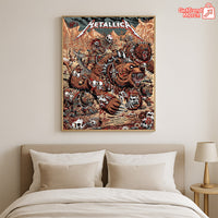 Metallica M72 Denver June 29 2025 Grizzly Bear Poster & Canvas - Merch Collect